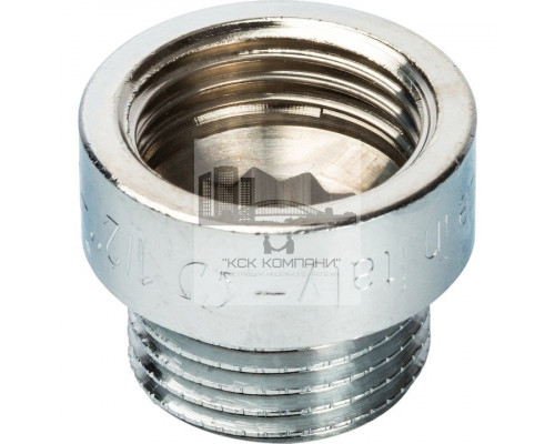 Удлинитель внутренняя / наружная 1/2x10 мм, хромированный