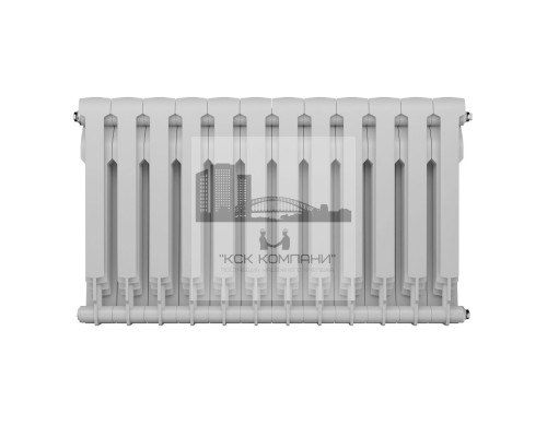 Радиатор биметаллический Biliner 500 x12 Bianco Traffico, боковое подключение