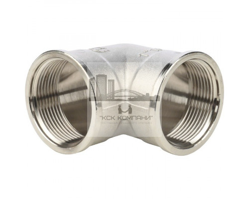 Угольник внутренняя / внутренняя 1 1/2, никелированный