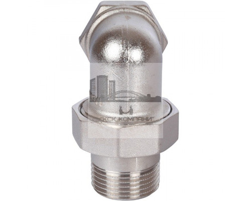 Разъемное угловое соединение внутренняя / наружная 1, (американка) никелированное