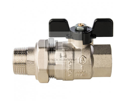 Кран шаровой полнопроходной ВР/НР 1 американка, ручка бабочка