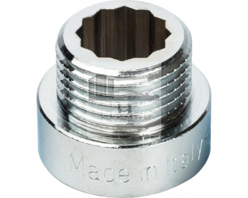 Удлинитель внутренняя / наружная 1/2x10 мм, хромированный