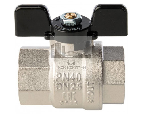 Кран шаровой полнопроходной ВР/ВР 1, ручка бабочка