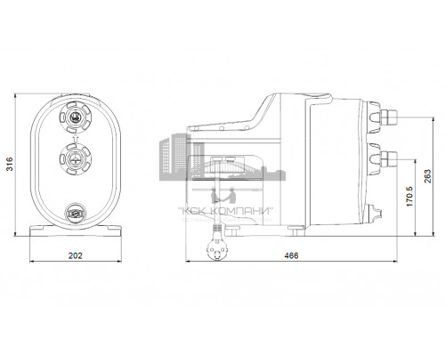 Самовсасывающая насосная установка  99530407 SCALA1 5-55