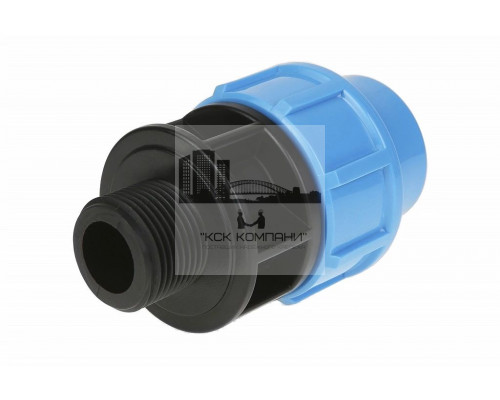 Муфта комбинированная 25 мм x 3/4 П с наружной резьбой (Jeelex)