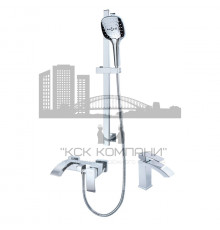 Душевой комплект GB1007 3 в 1 хром/белый