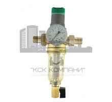 Фильтр тонкой очистки промывной с редуктором давления, 3/4" холодный 