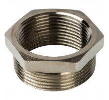 Футорка внутренняя / наружная 1 1/4"x1", никелированная