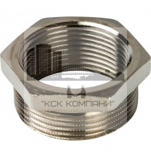 Футорка внутренняя / наружная 1 1/4"x1", никелированная