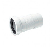 Гофра для унитаза 105-185мм (гладкая) WC-F20P 