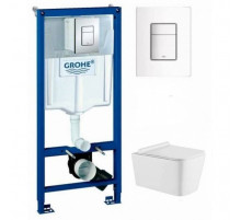 Инсталляция Rapid SL 38772001 + унитаз FB 002 Diamond, монтажная высота 1.13 м 