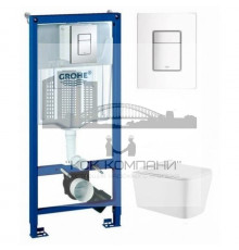 Инсталляция Rapid SL 38772001 + унитаз FB 002 Diamond, монтажная высота 1.13 м 