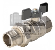 Кран шаровой полнопроходной ВР/НР 1" американка, ручка бабочка 
