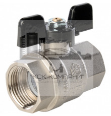 Кран шаровой полнопроходной ВР/ВР 1", ручка бабочка 