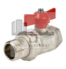 Кран шаровой с разъемным соединением (бабочка) 3/4