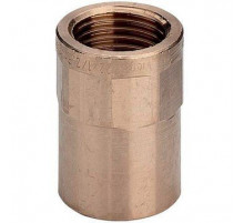 Муфта 100940 ВР медная под пайку 18х1/2" (Виега)