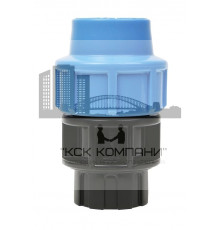 Муфта комбинированная 25 мм x 3/4" М с внутренней резьбой (Jeelex)