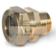 Муфта обжимная наружная резьба 15x1/2" для гофрированных труб