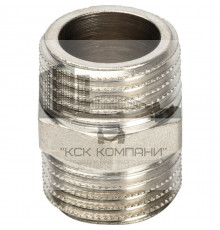 Ниппель HH равносторонний 1/2", никелированный