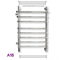 Полотенцесушитель водяной ЭРАТО А15 БП 1200x500, с боковым подключением (Erato)