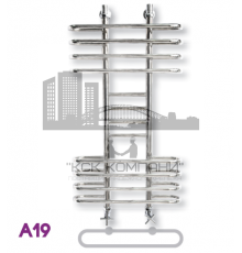 Полотенцесушитель водяной ЭРАТО А19 1200x600 (Erato)