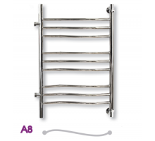 Полотенцесушитель водяной ЭРАТО А8 БП 1000x600, с боковым подключением (Erato)