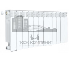 Радиатор биметаллический Base VENTIL 350 x12, нижнее левое/правое подключение 