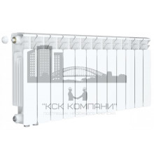 Радиатор биметаллический Base VENTIL 350 x12, нижнее левое/правое подключение 