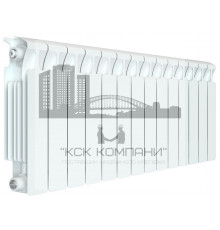 Радиатор биметаллический Monolit 350 x14, боковое подключение 