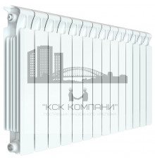 Радиатор биметаллический Monolit 500 x14, боковое подключение 