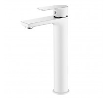 Смеситель для раковины (умывальника) GZ21012-F хром/белый