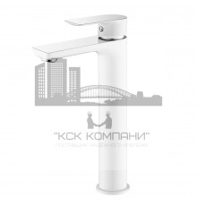 Смеситель для раковины (умывальника) GZ21012-F хром/белый