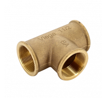 Тройник 264307 равнопроходной ВР 1 1/2", бронза (Виега)