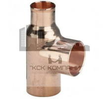 Тройник переходной 106737 медный под пайку 28х15х22 (Виега)