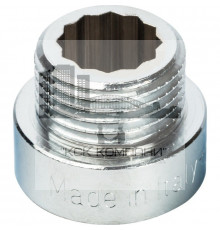 Удлинитель внутренняя / наружная 1/2"x10 мм, хромированный