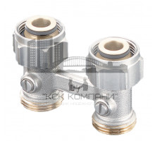 Запорно-присоединительный (ZB) узел Multiflex F прямой, для двухтрубных систем с ВР 1015883