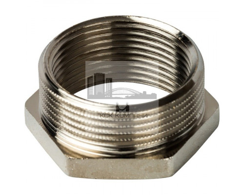 Футорка внутренняя / наружная 1 1/4x1, никелированная