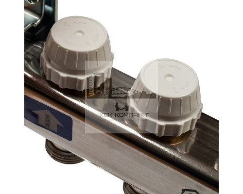 Коллектор из нержавеющей стали с расходомерами на 3 контура SMS 0917 000003