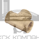 Тройник 264222 равнопроходной ВР 1/2, бронза (Виега)