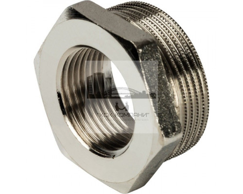 Футорка внутренняя / наружная 1 1/2x1, никелированная