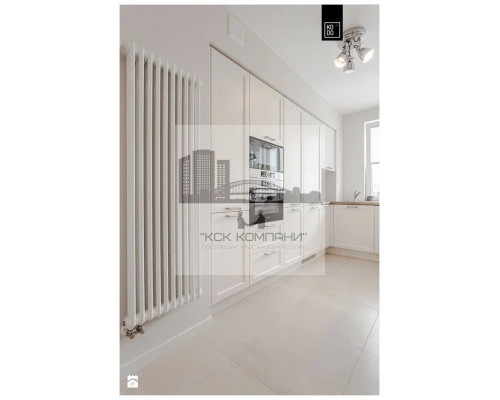 Трубчатый радиатор 2180/10, 10 секции, 1/2, белый, вертикальный, нижнее подключение