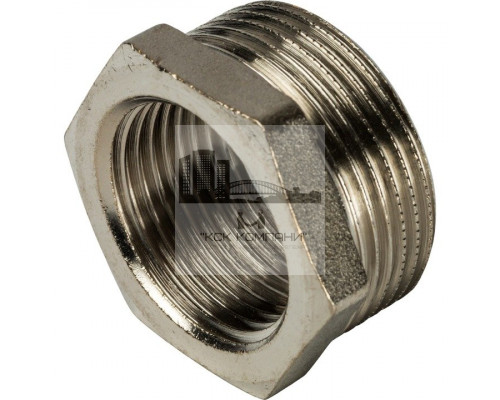 Футорка внутренняя / наружная 1 1/2x1 1/4, никелированная