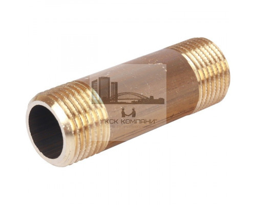 Удлинитель латунный резьбовой НН 1/2x60 мм