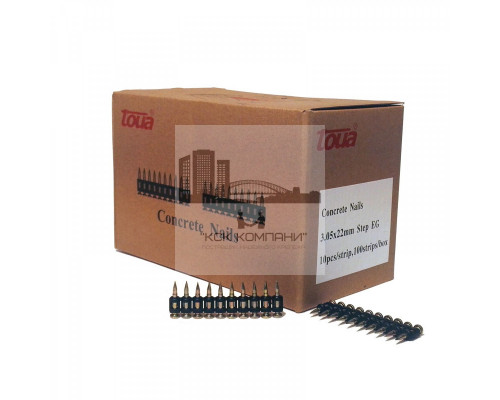 Гвозди по бетону усиленные 30519stepEG (3,05х19 мм; 1000 шт) (ТОУА)