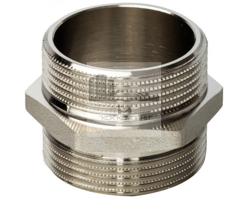 Ниппель HH равносторонний 1 1/4, никелированный