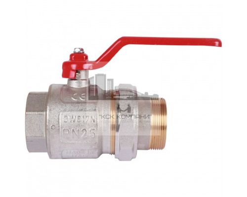 Кран шаровой с разъемным соединением (бабочка) 2