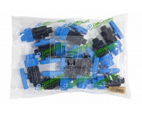 Кран шаровой 20 мм x 1/2 П (Jeelex)