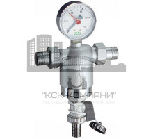 Фильтр  3/4" НР-НР с манометром, 100мкм FA 3944 34100