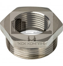 Футорка внутренняя / наружная 1 1/2"x1", никелированная