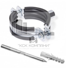 Хомут обжимной с анкерной шпилькой 3/4" (25-28)